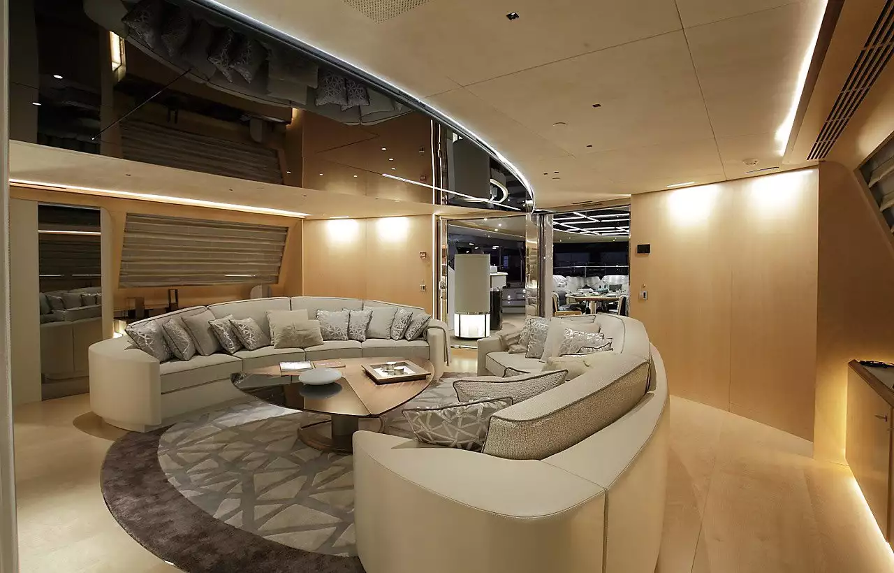 Intérieur du yacht Perini Navi Seven 