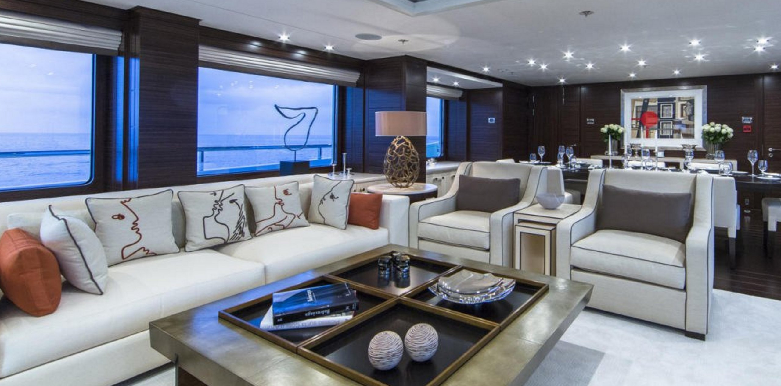 Amels yacht Revelry interior