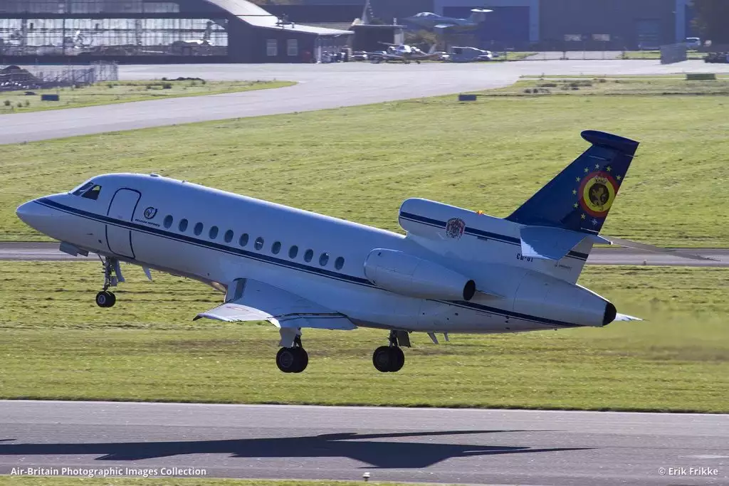 CD-01 Dassault Falcon 900B der belgischen Luftwaffe