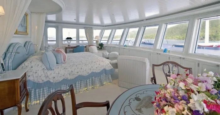 Lurssen yacht Huntress intérieur 