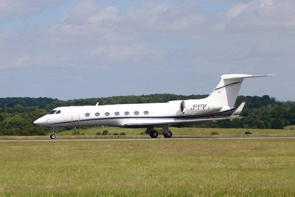 N147SF - Gulfstream G550  Rob et Richard Sands