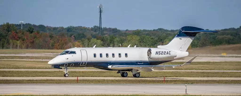 N522AC Bombardier Challenger Steve van Andel