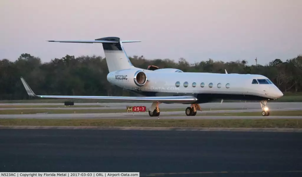 N523AC G550 ਸਟੀਵ ਵੈਨ ਐਂਡਲ