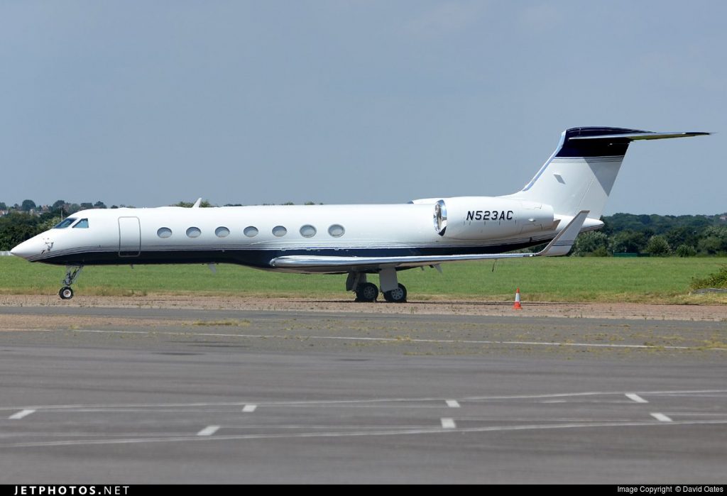 N523AC G550 Steve van Andel