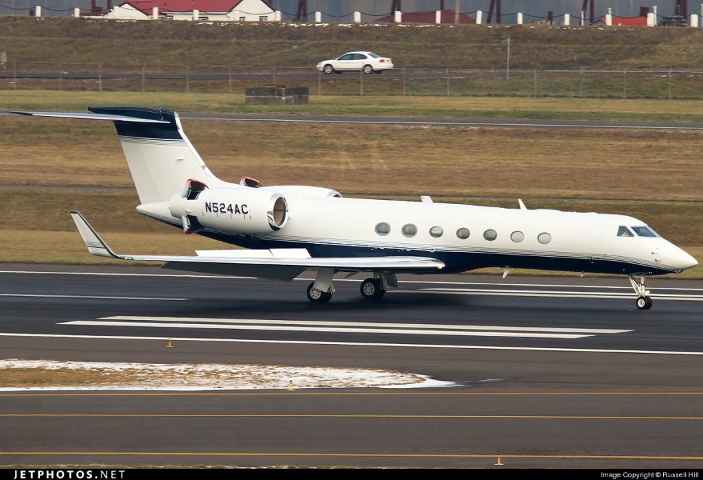 N524AC G550Steve van Andel