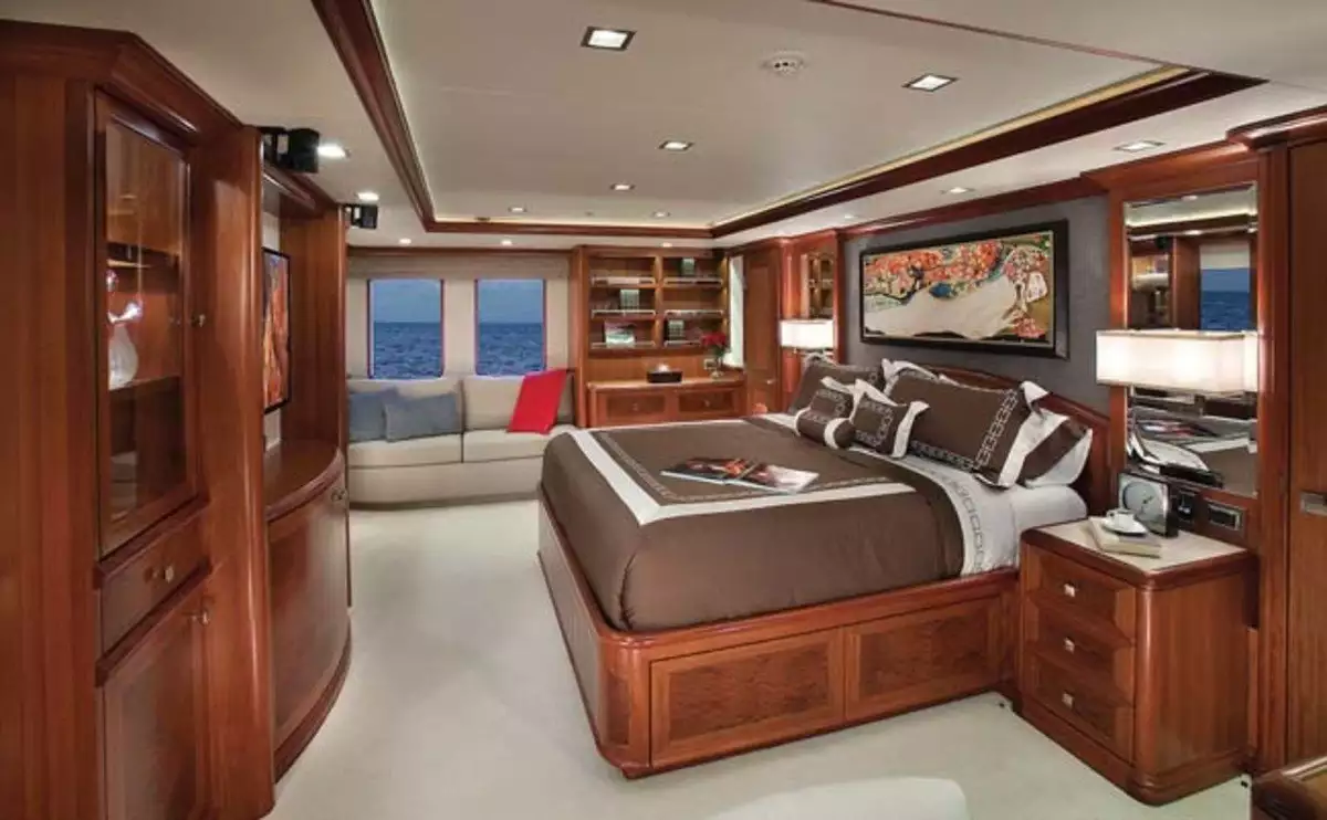 Intérieur du yacht Nordhavn Aurora