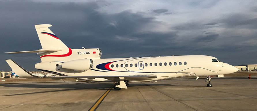 TC-RMK Dassault Falcon 8X Koc family