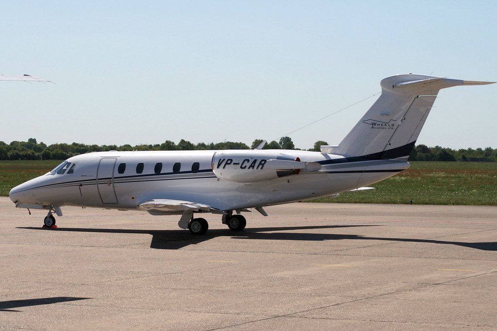 VP-CAR Cessna 650 Ральф Шмид 