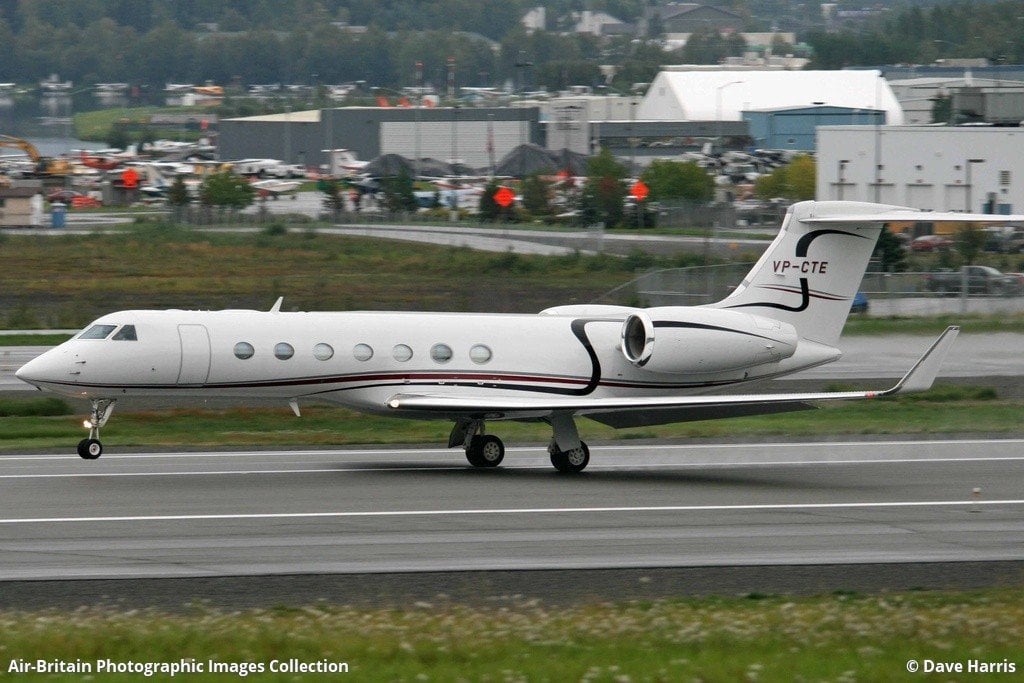 VP-CTE Gulfstream G550 Karen Lo