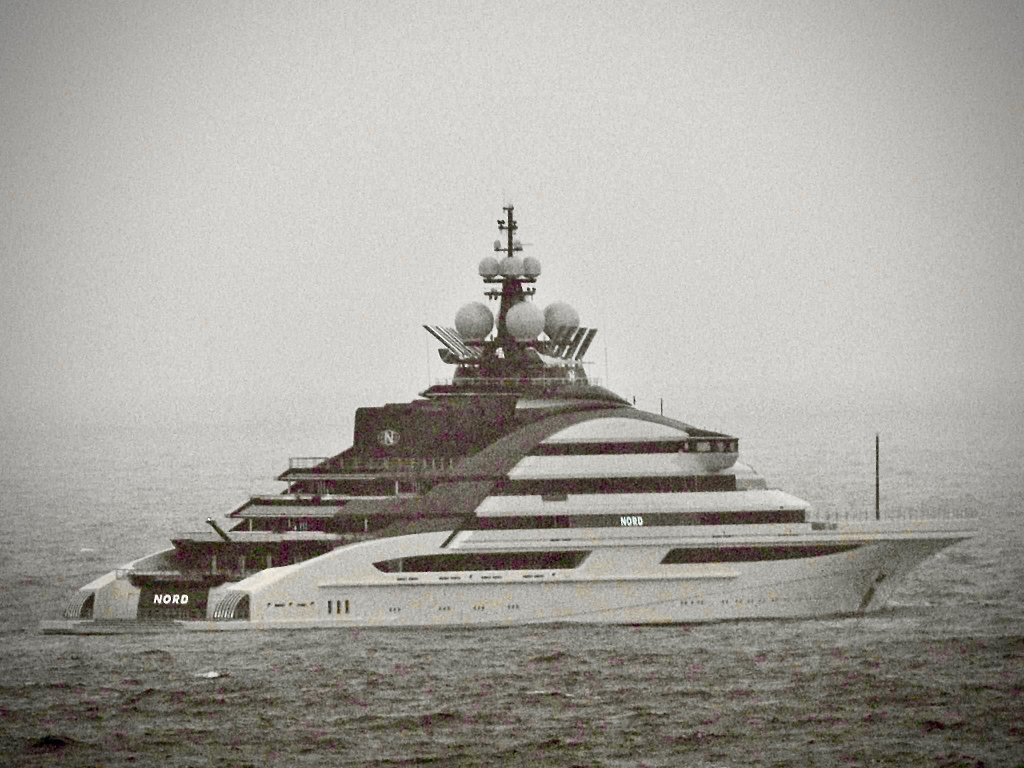 Yacht Nord in Gibraltar