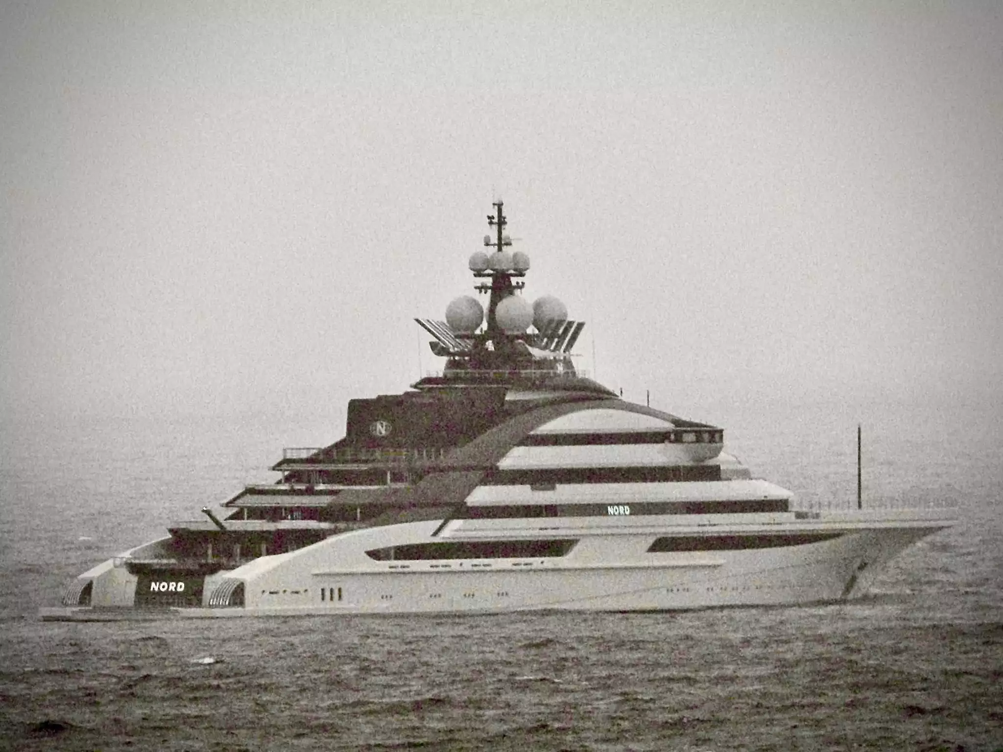 yacht Nord à Gibraltar