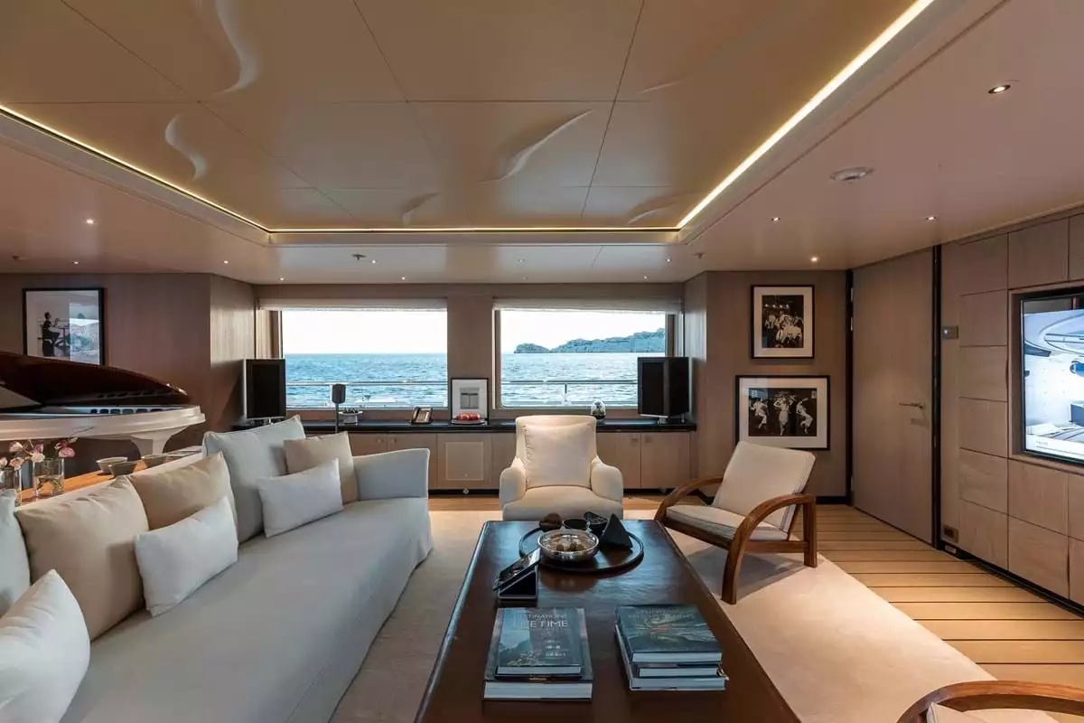 interno della dipendenza dello yacht 