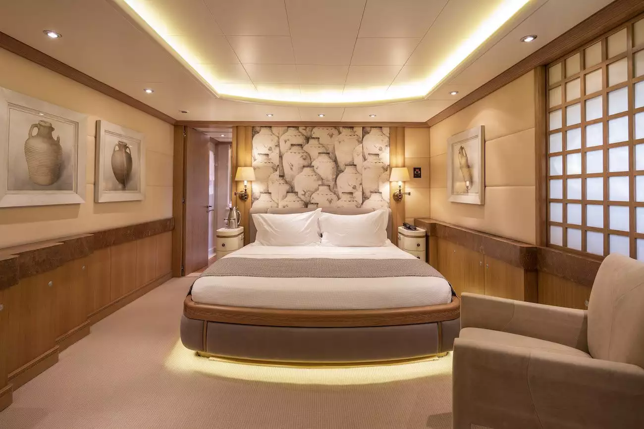 interno dell'yacht Alexandra