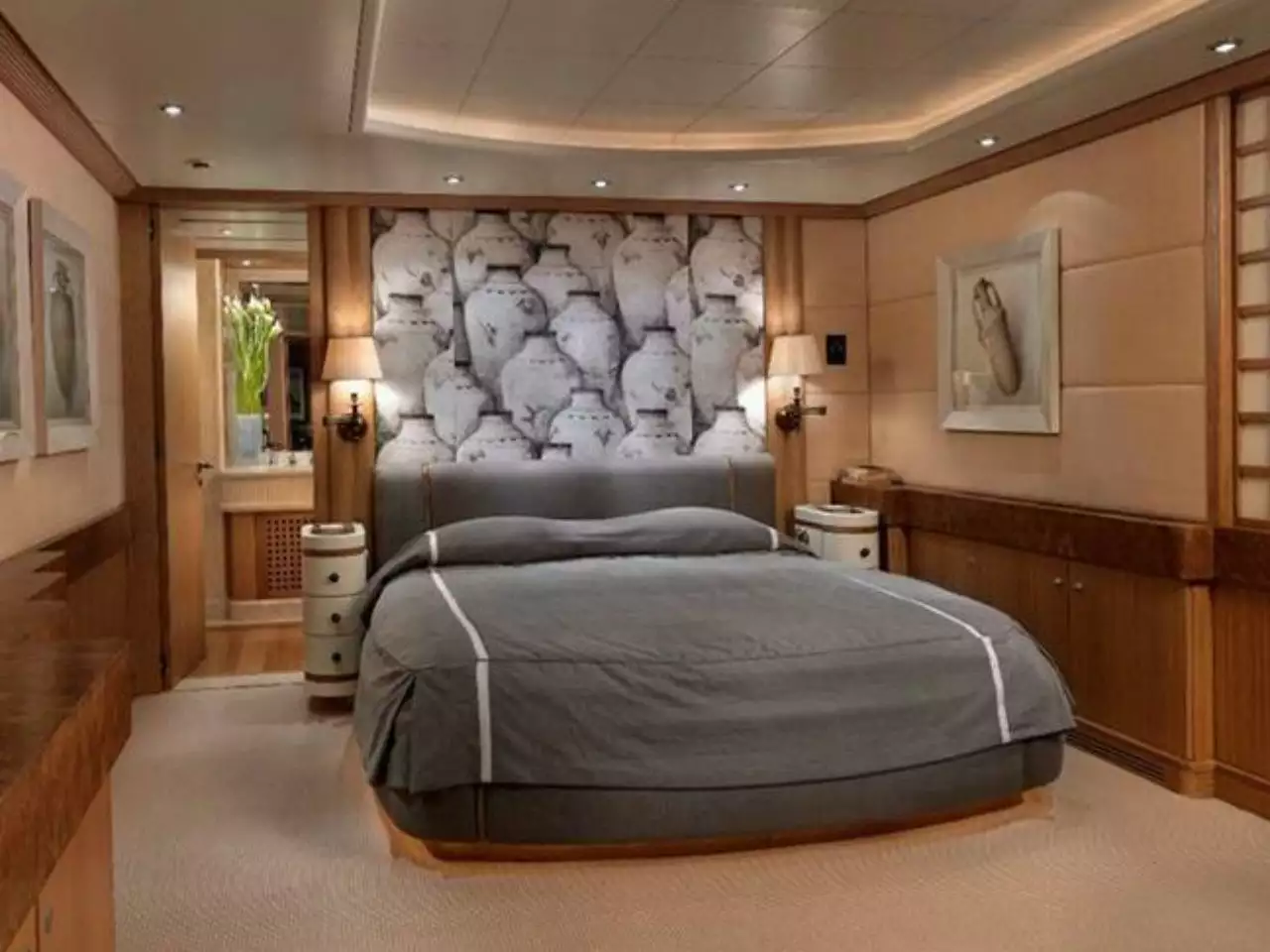interno dell'yacht Alexandra