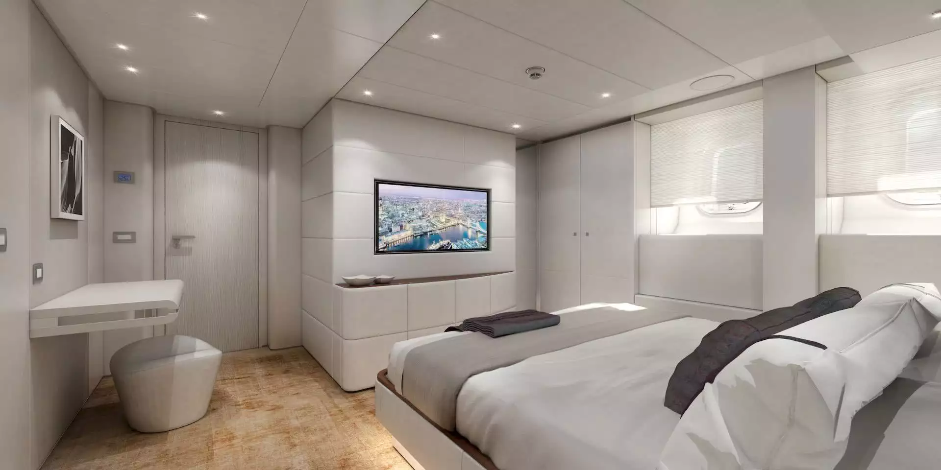 intérieur pour yacht Amare II