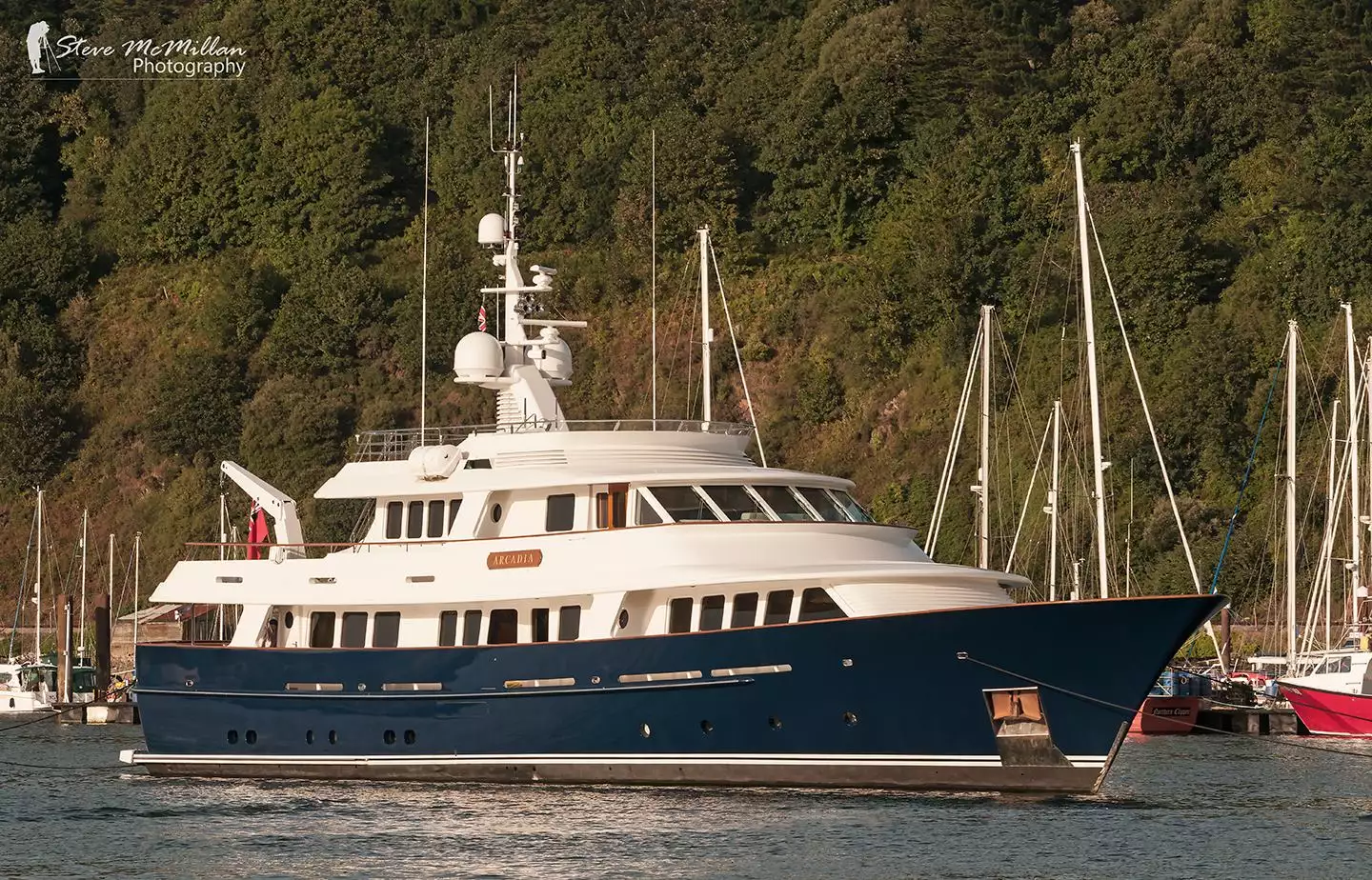 Iate ARCADIA • Royal Huisman • 2006 • Proprietário Steven Grossman