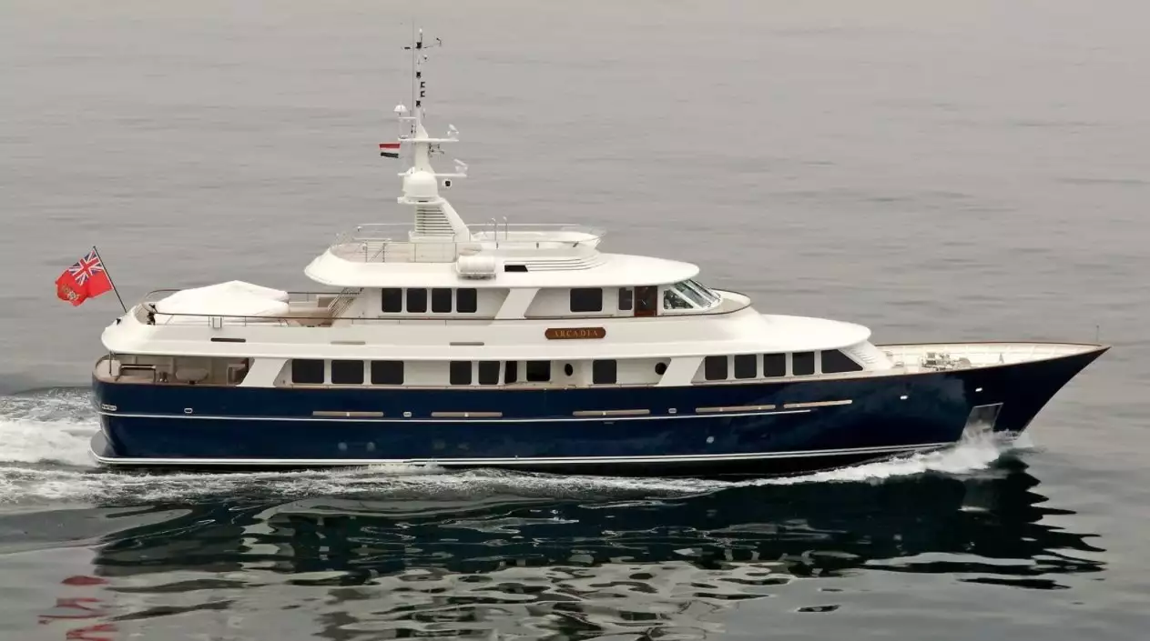 Iate ARCADIA • Royal Huisman • 2006 • Proprietário Steven Grossman