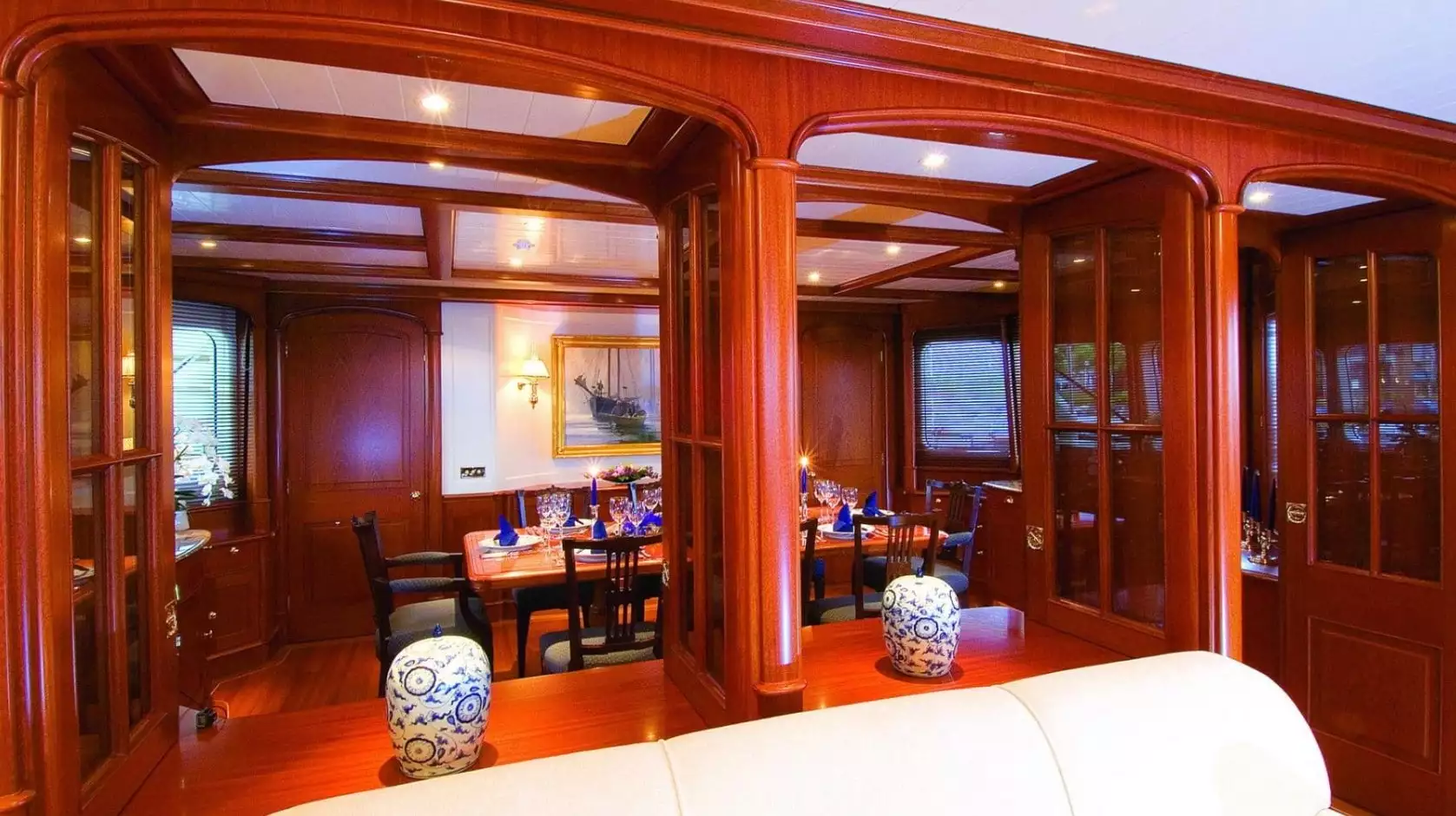 yacht Arcadia interior