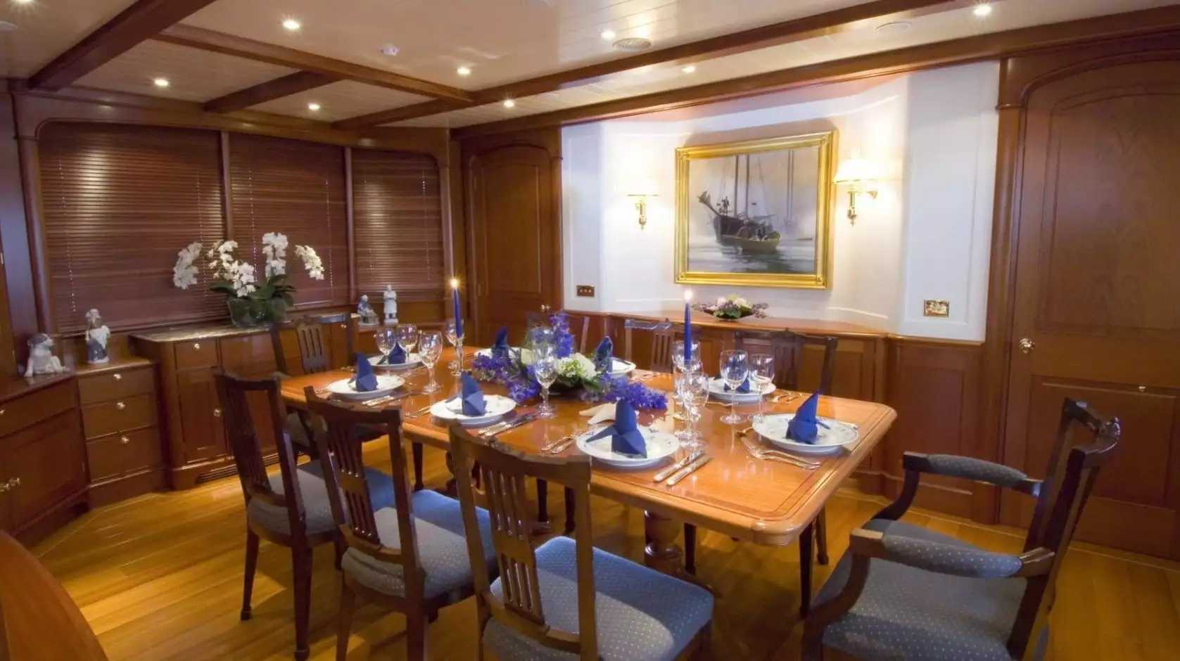 yacht Arcadia intérieur