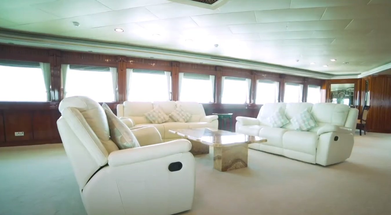 Interior del yate Asean Lady