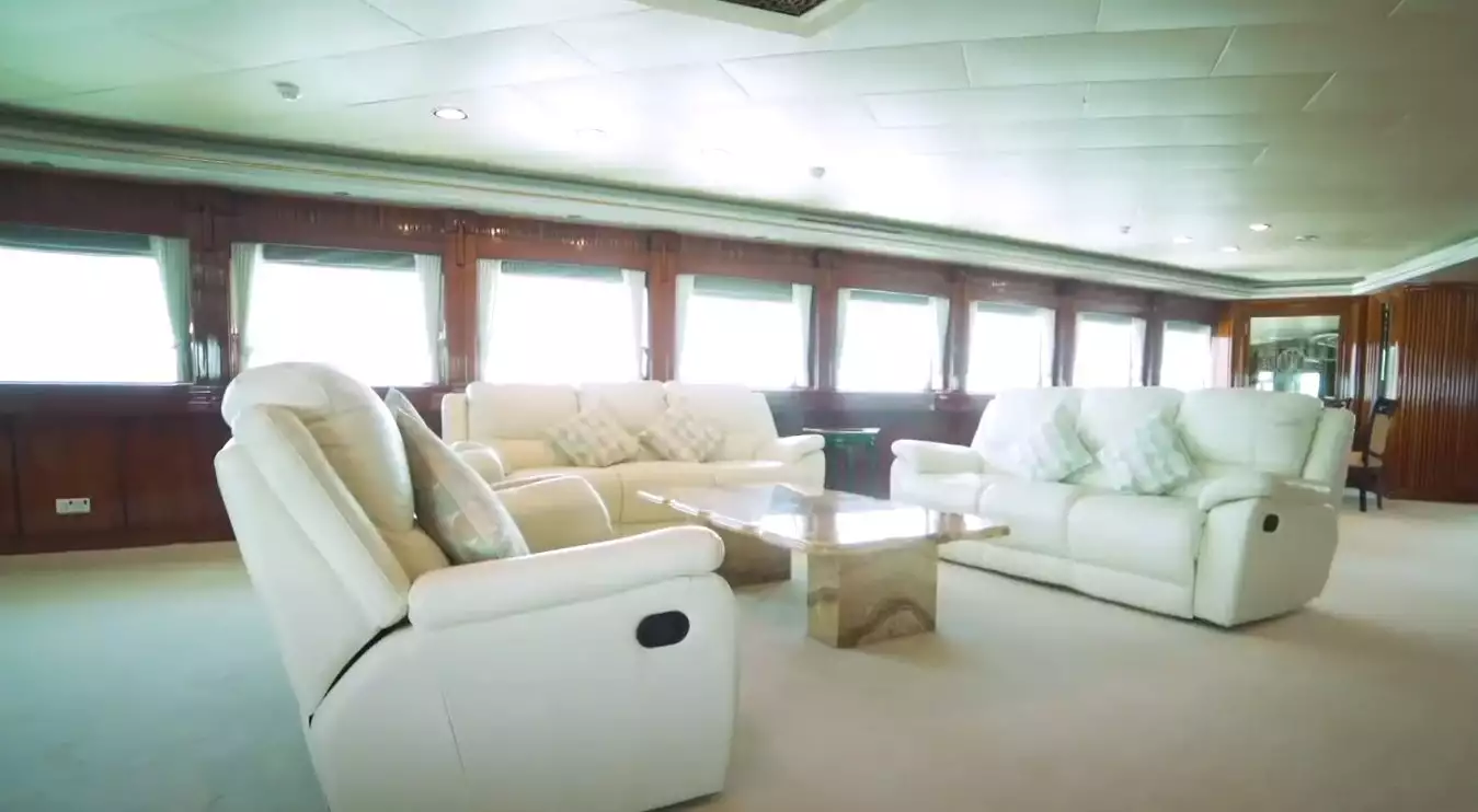 Interior del yate Asean Lady