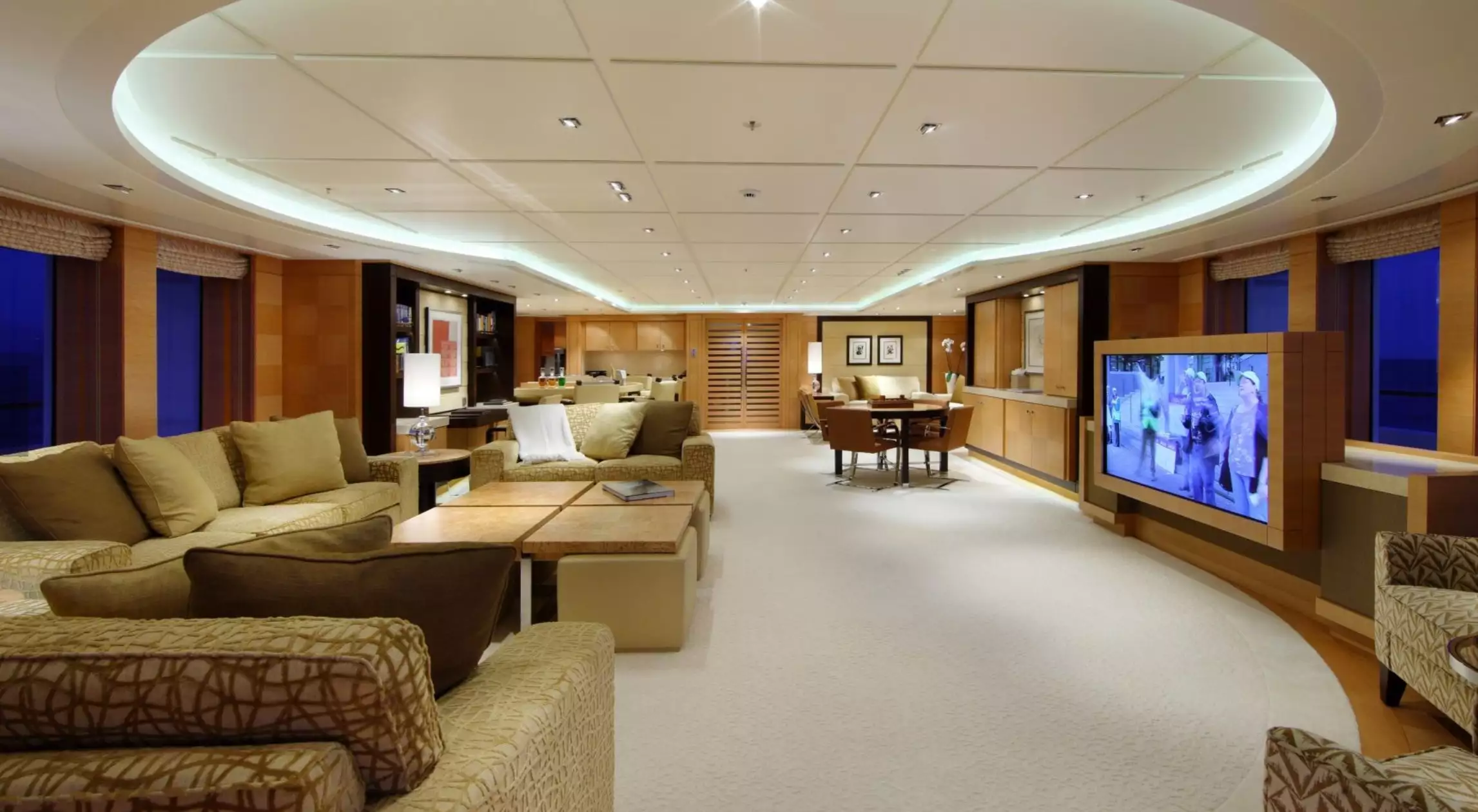 interno dell'yacht Bella Vita 