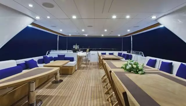 interni dello yacht Calliope 