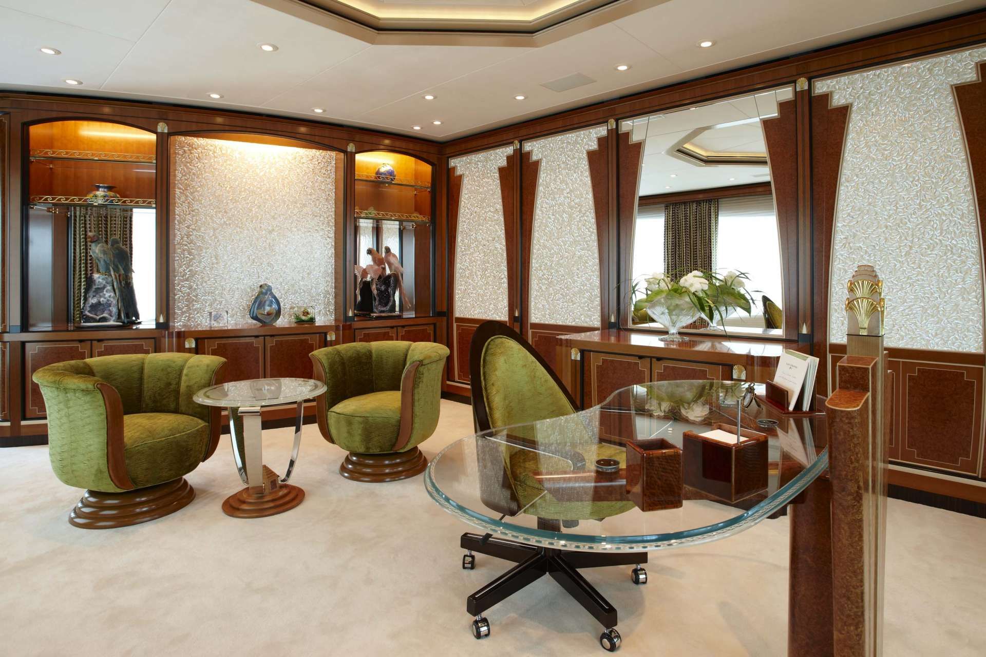 yacht Lady Christine interior 