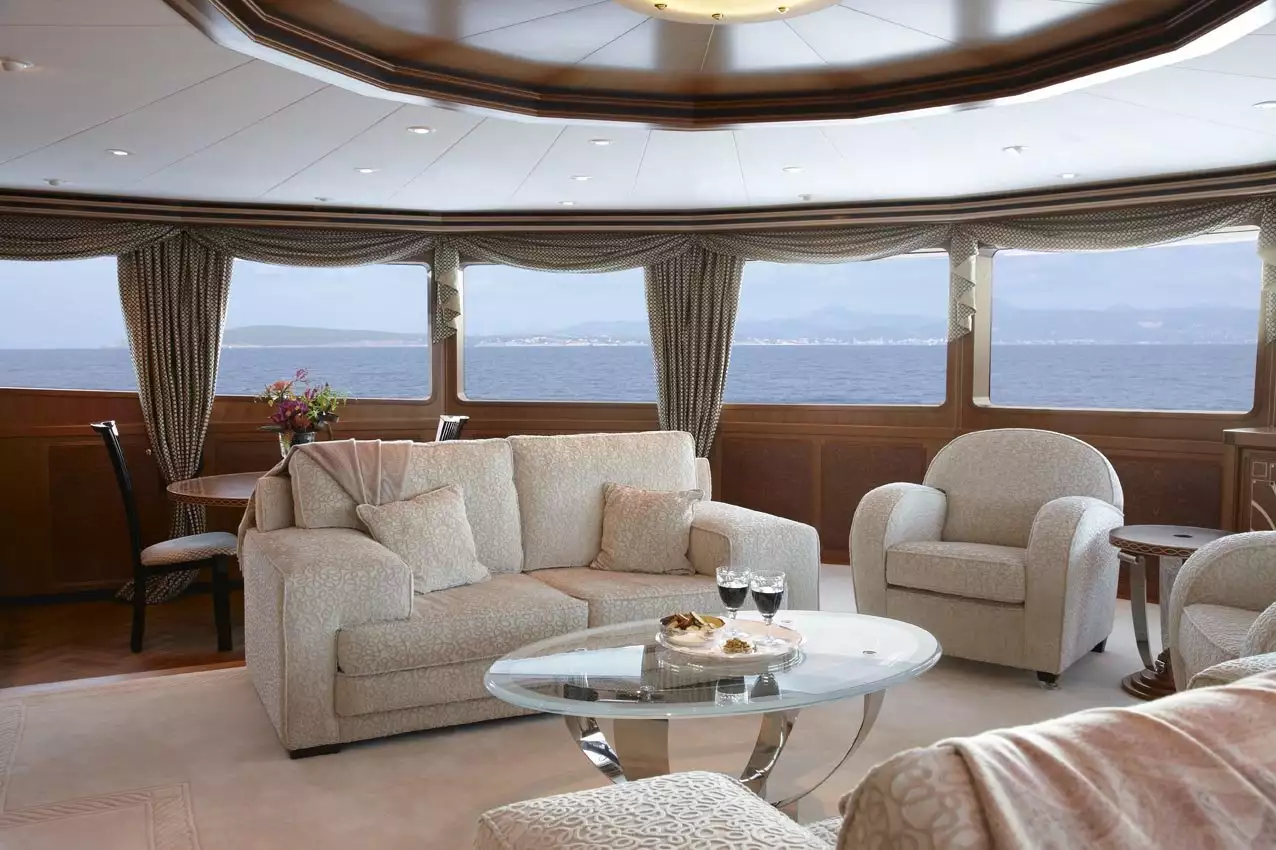 yacht Lady Christine intérieur 