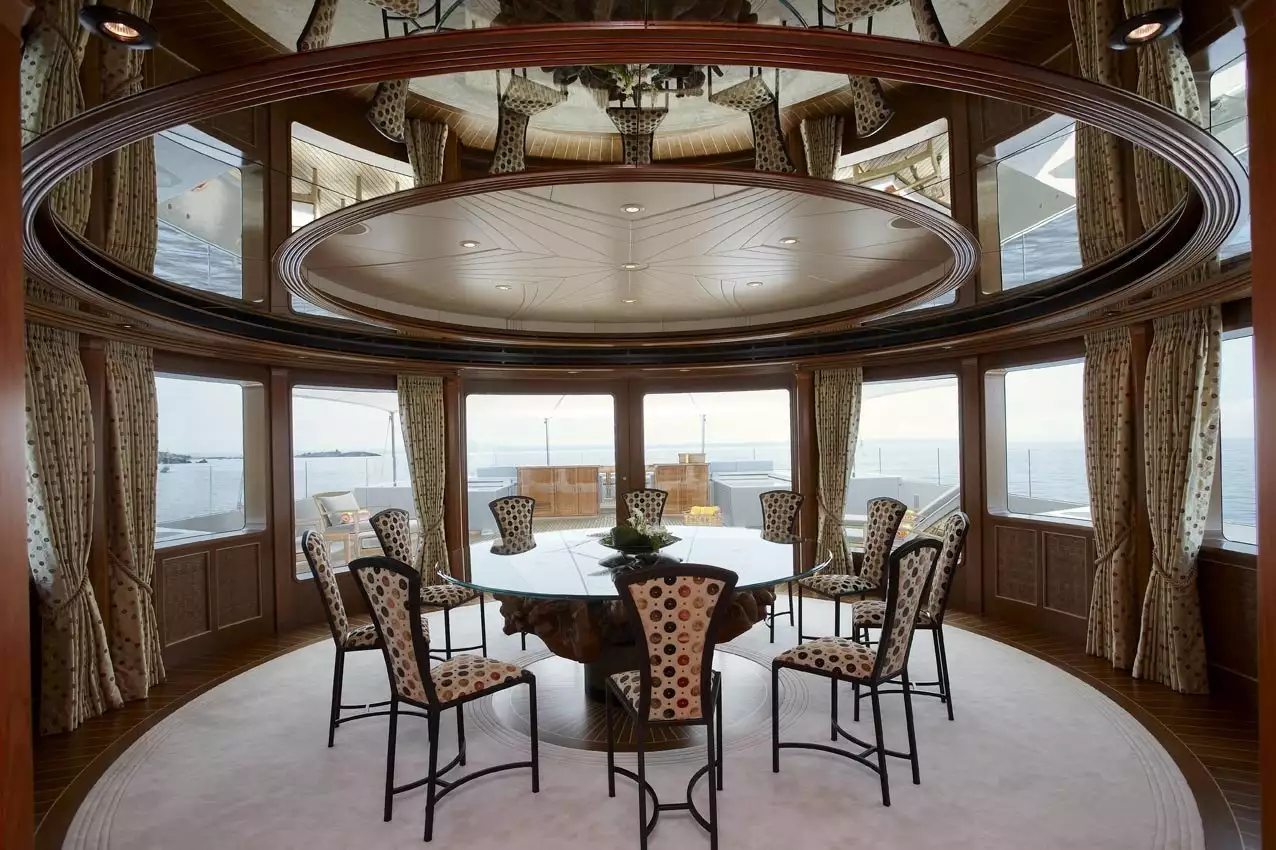 yacht Lady Christine interior 