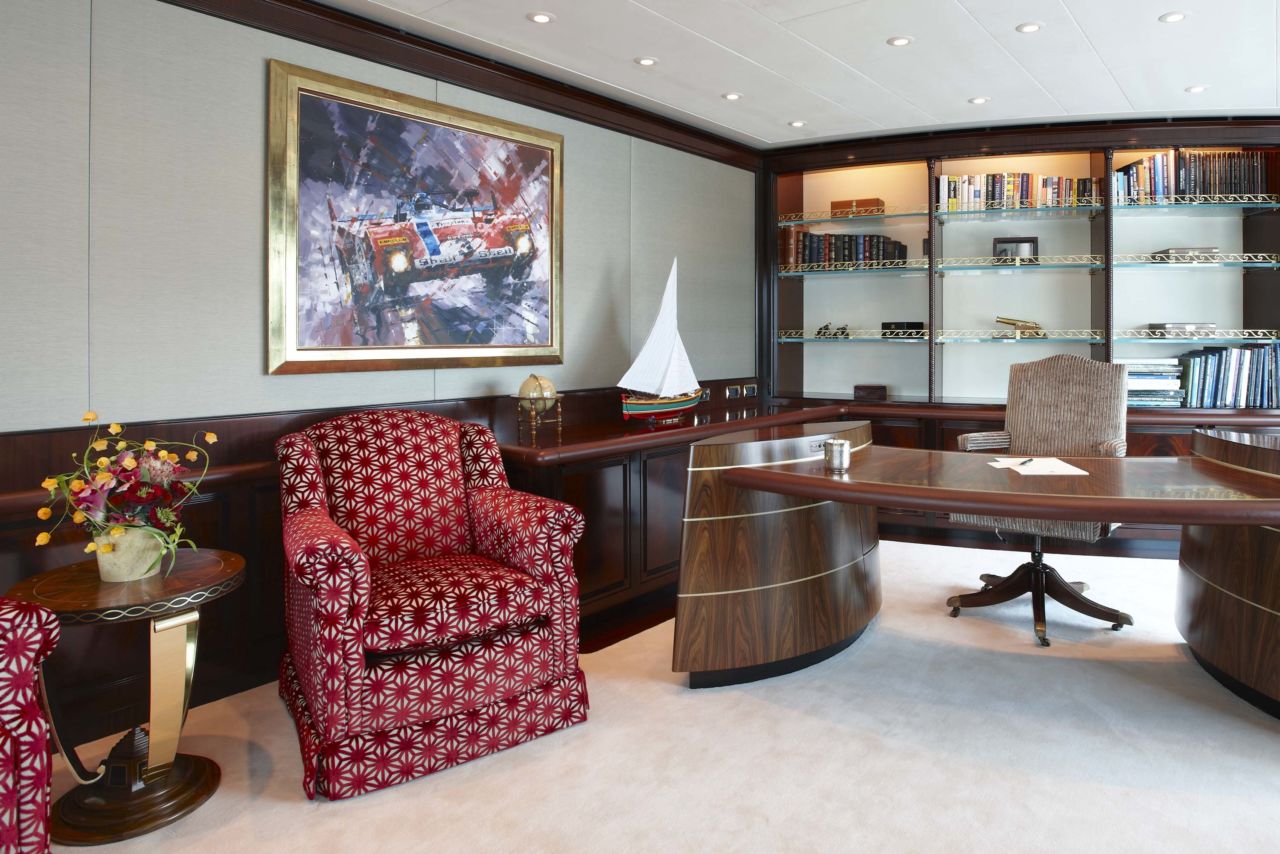 yacht Lady Christine interior 