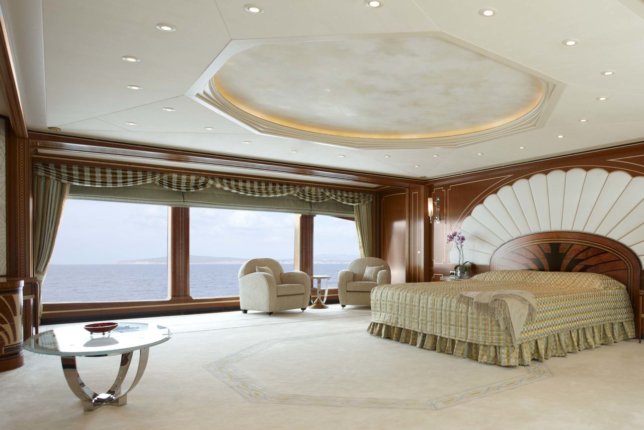 yacht Lady Christine interior 