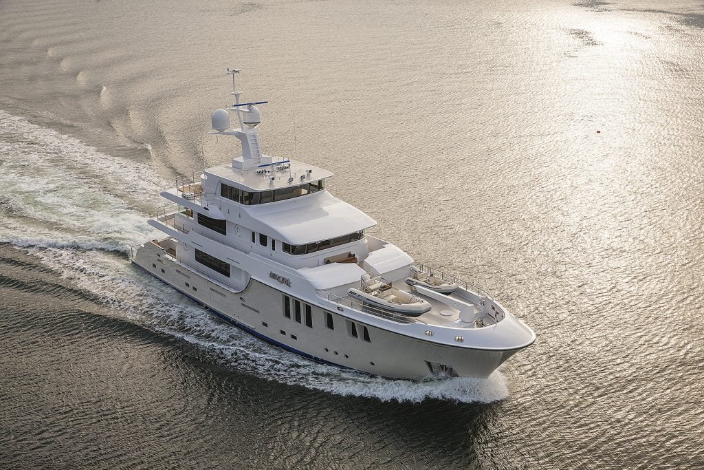 MY AURORA Yacht • Robert Conconi $13M Superyacht • Nordhavn • 2013