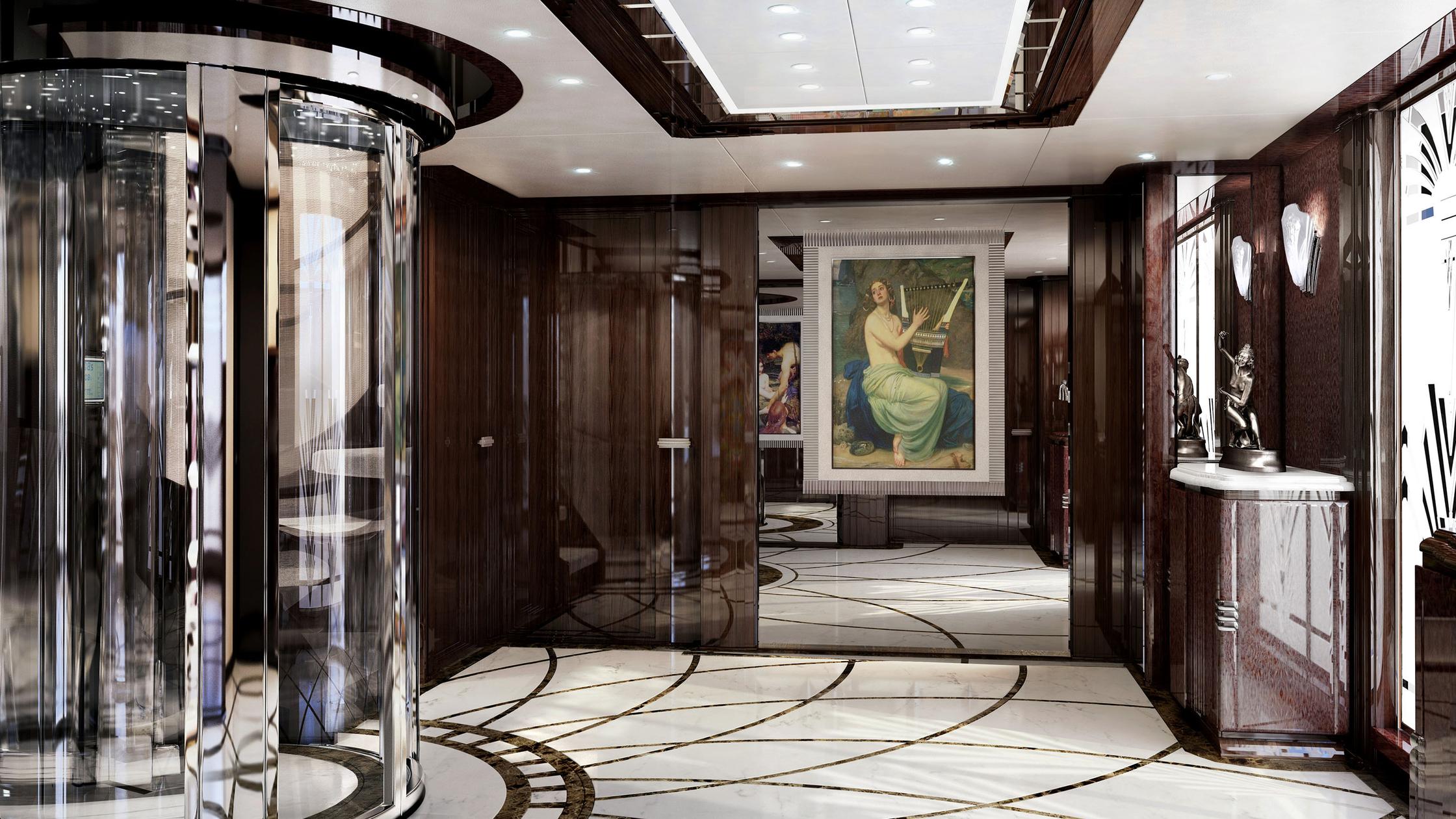 yacht Spectre intérieur