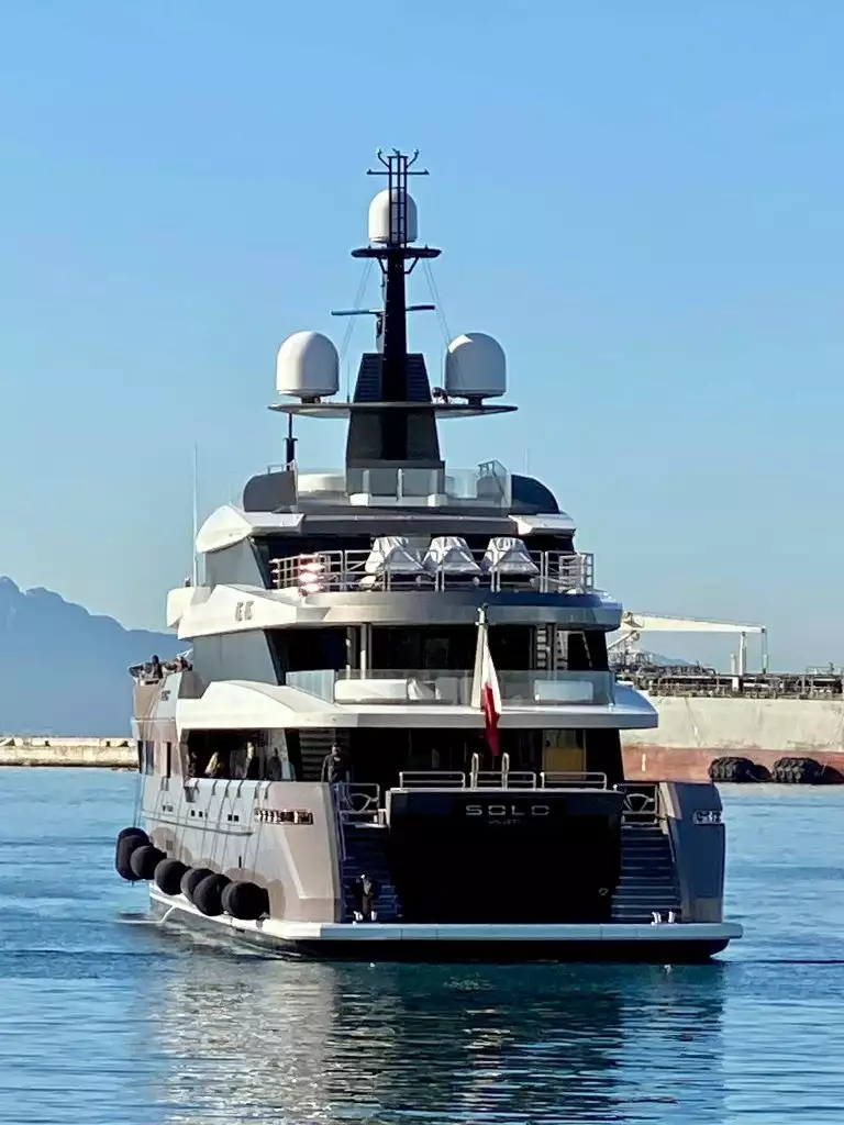 Carlo De Benedetti’s yacht Solo in Gibraltar