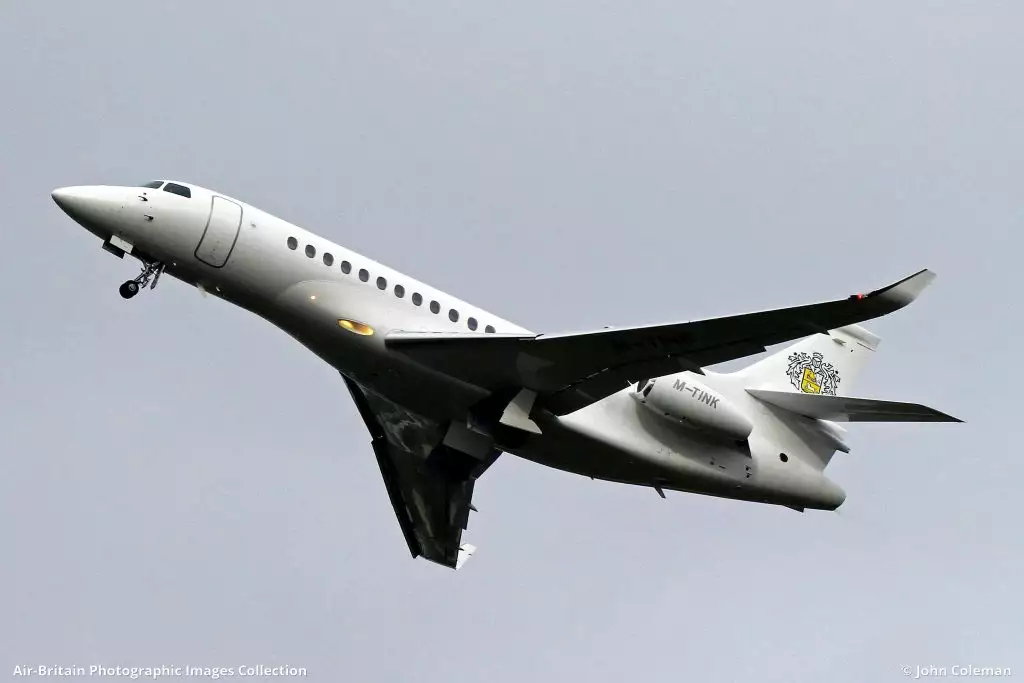 M-TINK Dassault Falcon 8X Олег Тиньков