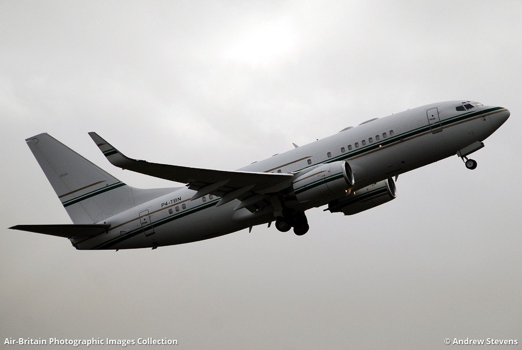P4-TBN B737 BBJ  Turki bin Nasser 