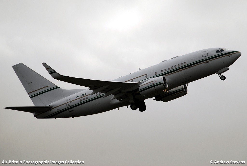 P4-TBN B737 BBJ Турки бин Насер 