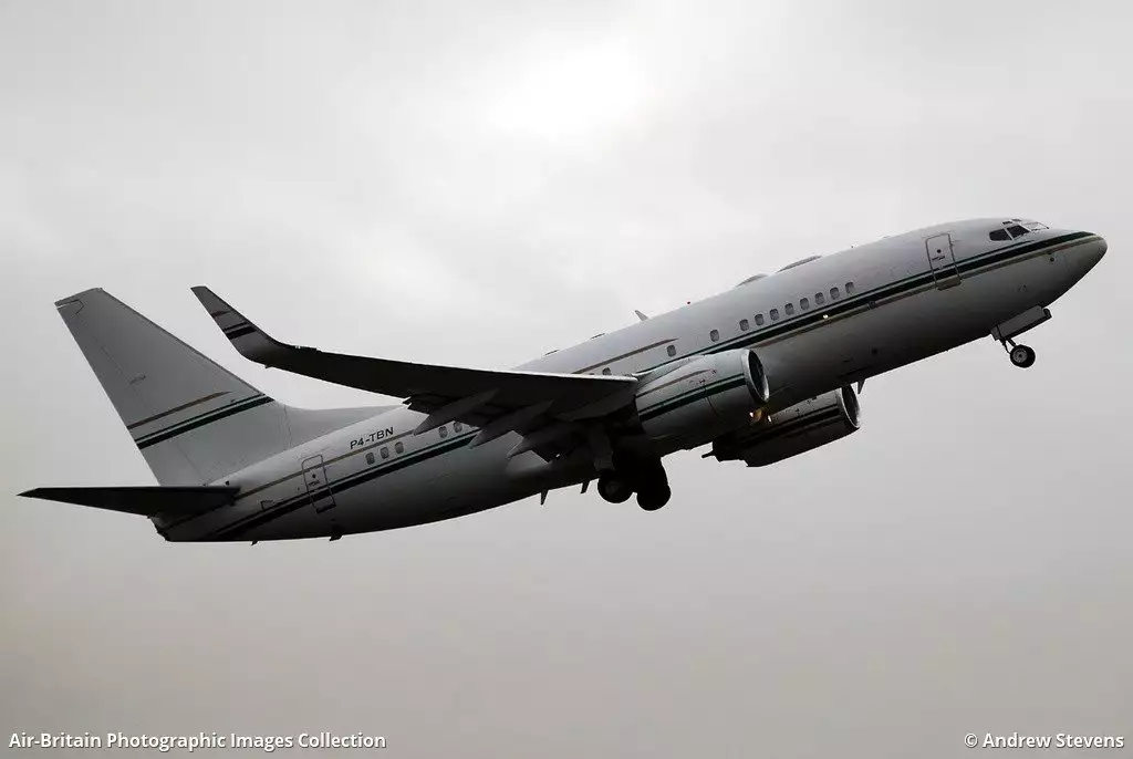 P4-TBN B737 BBJ Turki bin Nasır 