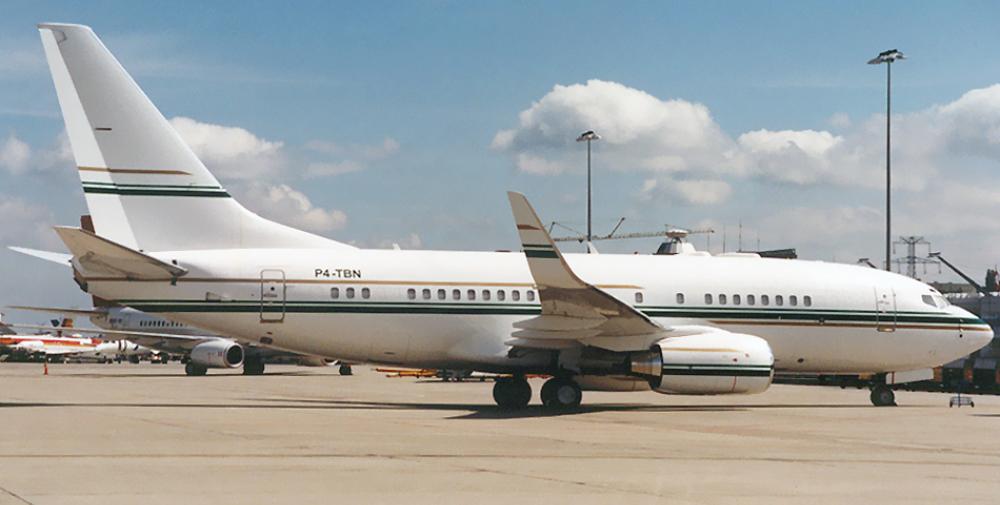 P4-TBN B737 BBJ Турки бин Насер 