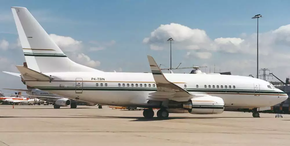 P4-TBN B737 BBJ Turki bin Nasır 