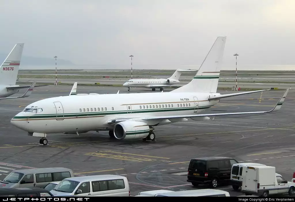 P4-TBN B737 BBJ Turki bin Nasser 