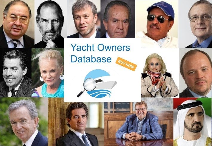 SuperYachtFan database voor jachteigenaren