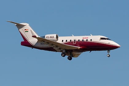 Canadair Challenger 604 VT-NGS Gautan Singhania private jet