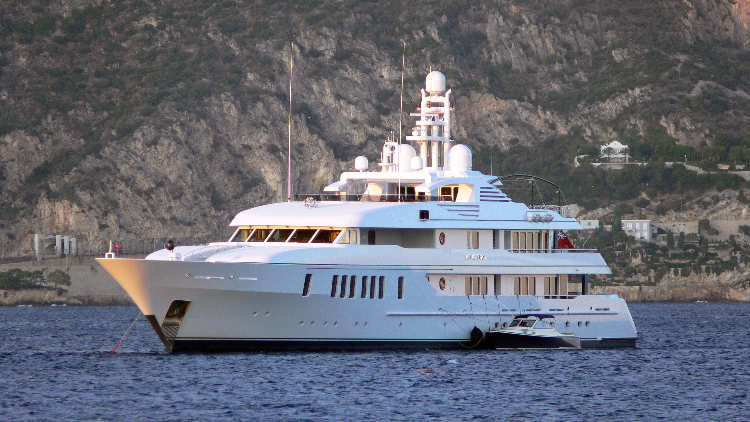 APRIL FOOL Yacht • Sanford Weill $60M Superyacht • Feadship • 2006