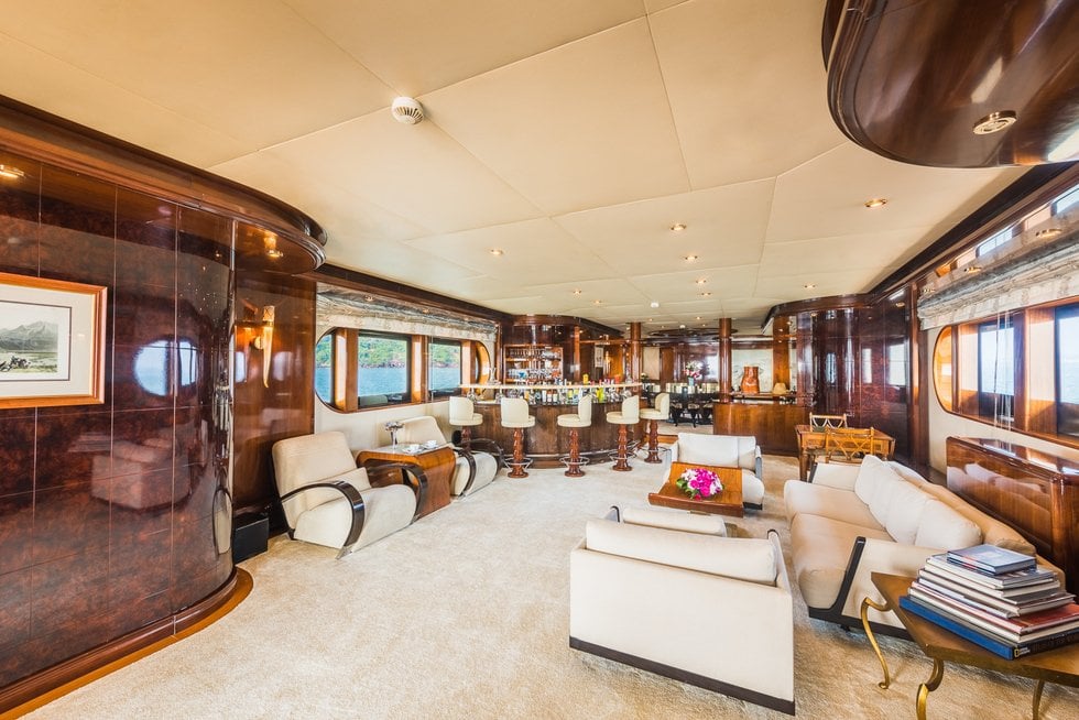 yacht Ashena interior