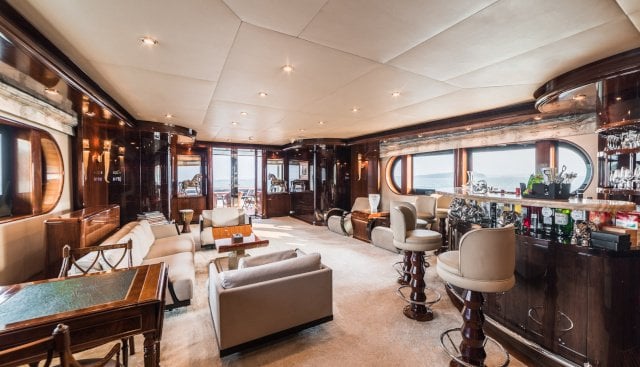 yacht Ashena interior