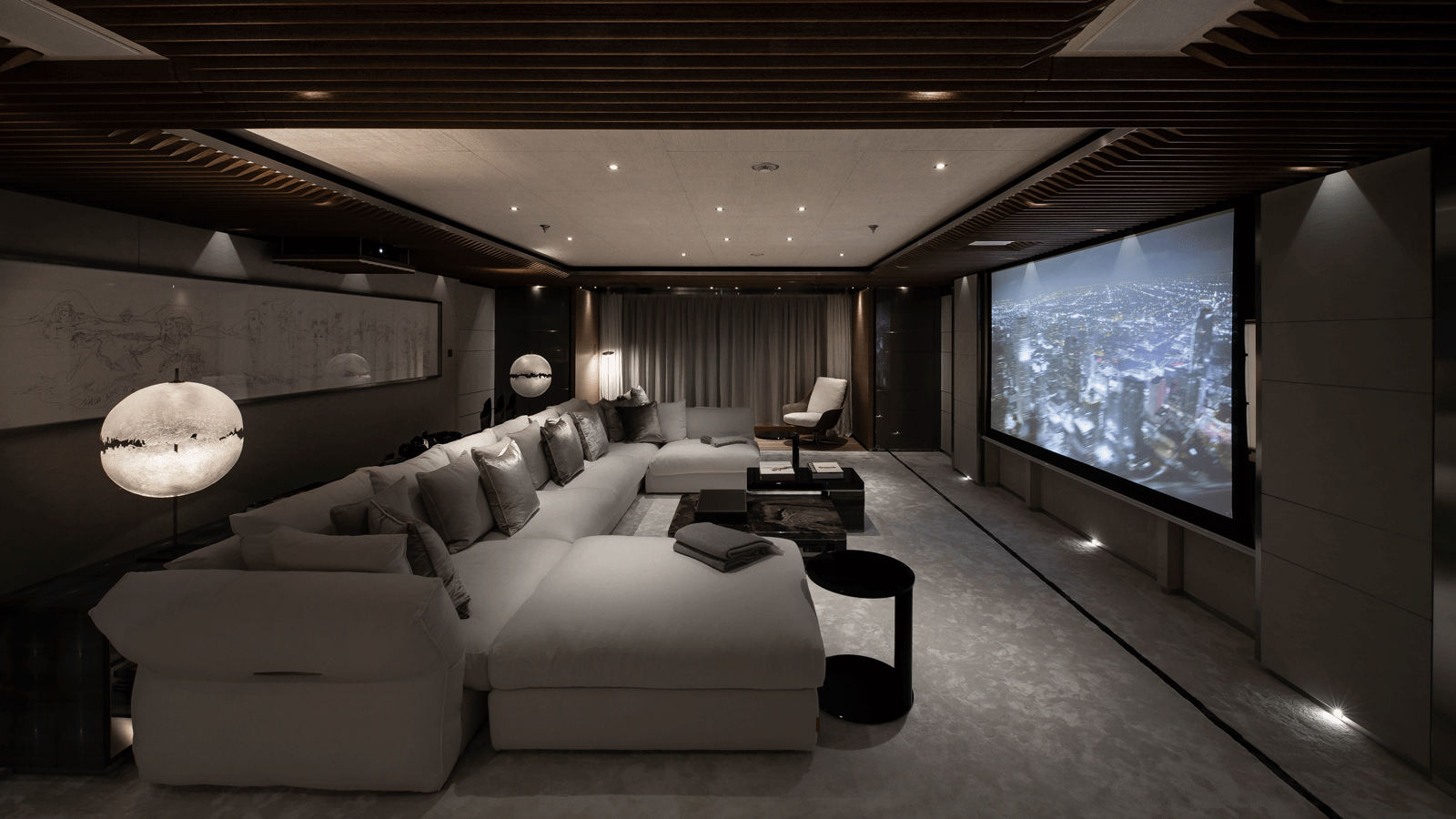 yacht Attila interior