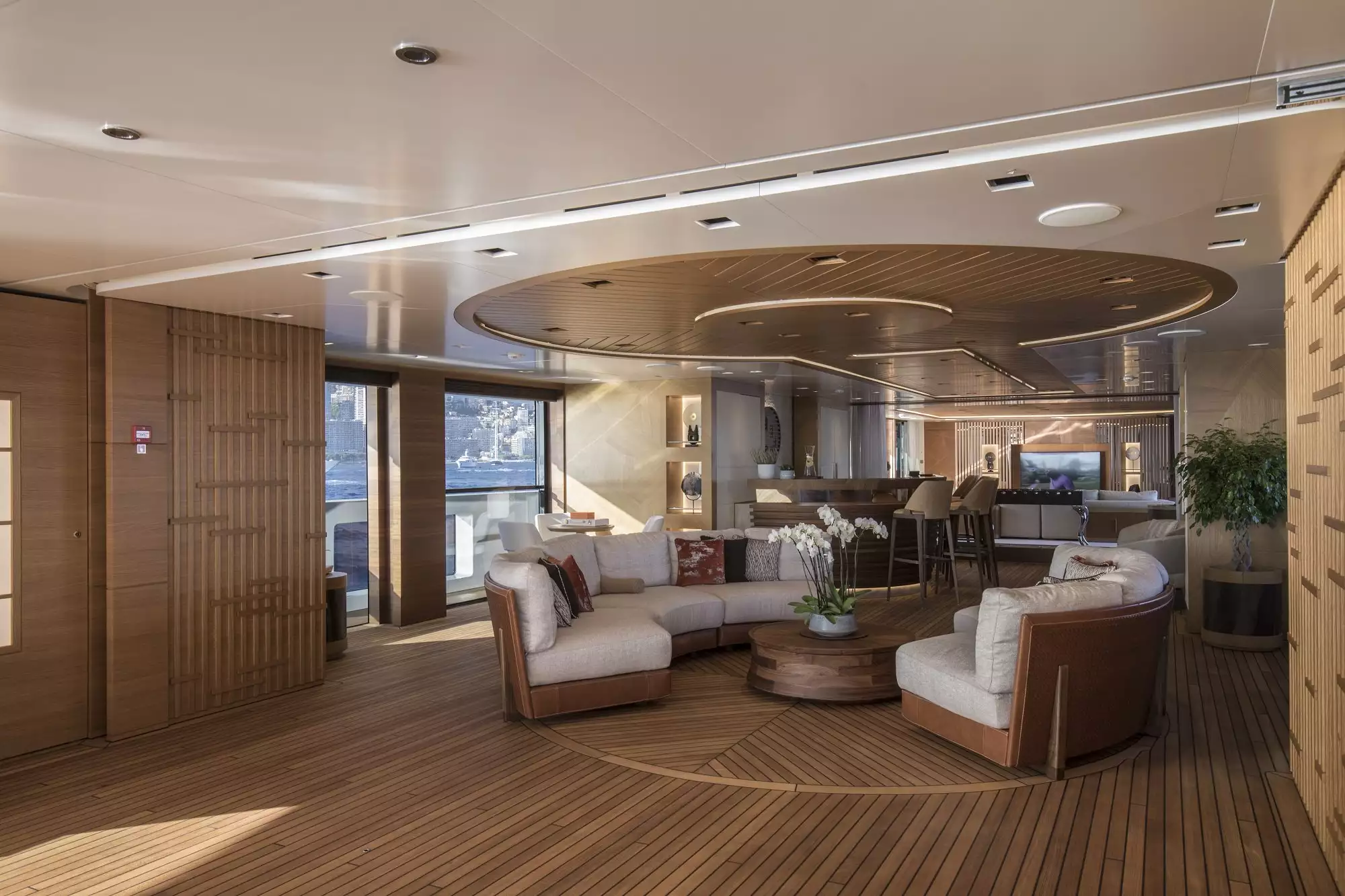 intérieur de yacht Life Saga 