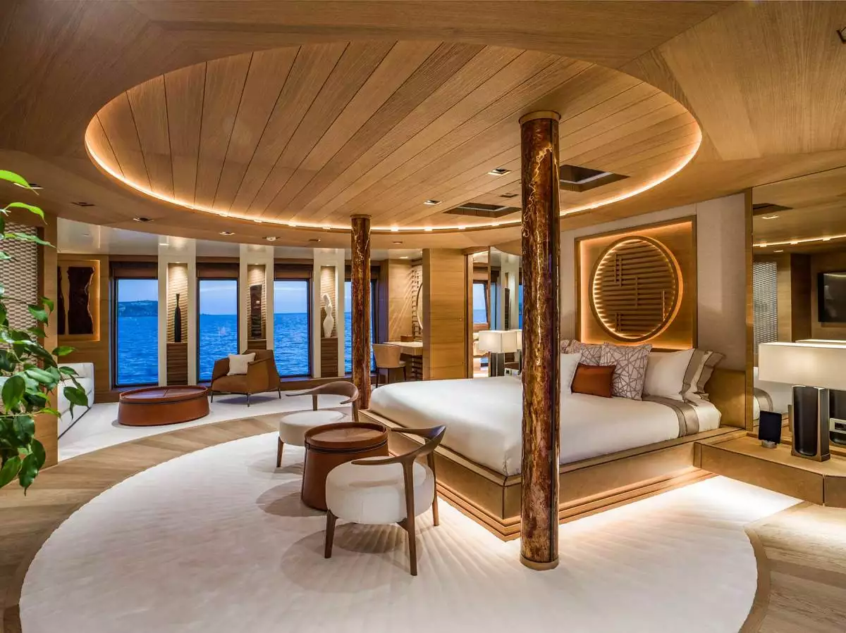 intérieur de yacht Life Saga 